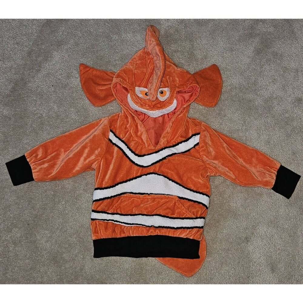 Orange Clown Fish Halloween Costume Baby 18-24 Months JACKET ONLY Handmade Nemo